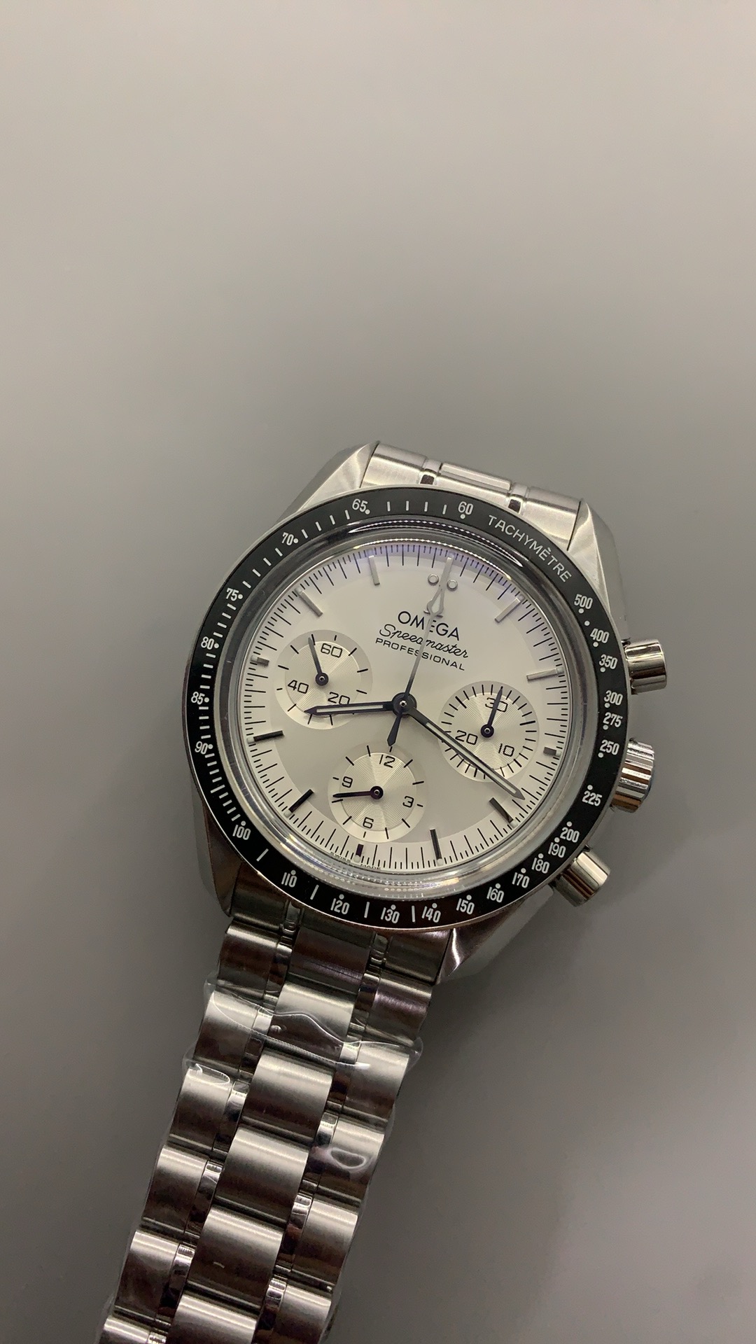 Omega Speedmaster Moonwatch Canopus Gold clone watch, Canopus gold with black ceramic tachymeter bezel