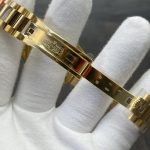 Super Clone Day-Date 36 mm Mother of Pearl Yellow Gold 128348RBR - Thumbnail Image 3