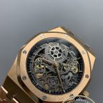 1 to 1 Audemars Piguet Royal Oak Jumbo Extra-Thin Openworked 39mm Rose Gold 50th Anniversary Ref.16204OR.OO.1240OR.01 - Thumbnail Image 5