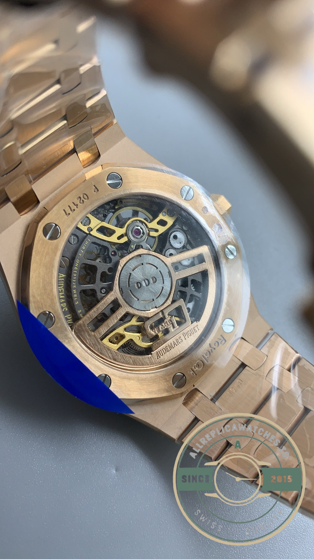 1 to 1 Audemars Piguet Royal Oak Jumbo Extra-Thin Openworked 39mm Rose Gold 50th Anniversary Ref.16204OR.OO.1240OR.01 - Image 8