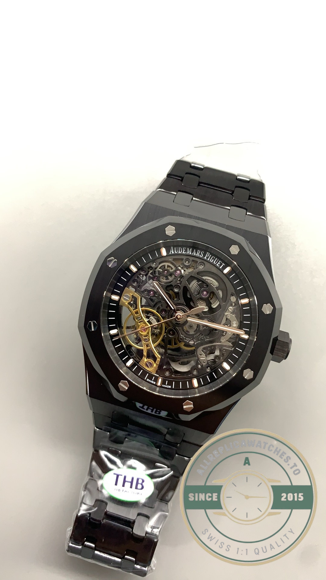 1 to 1 Audemars Piguet Royal Oak Openworked 41mm Black Ceramic Ref.15416CE.OO.1225CE.01 - Image 3