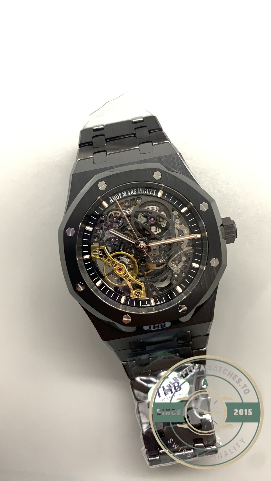 1 to 1 Audemars Piguet Royal Oak Openworked 41mm Black Ceramic Ref.15416CE.OO.1225CE.01 - Image 4