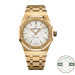 1 to 1 Audemars Piguet Royal Oak Selfwinding 37mm Yellow Gold White Dial Ref.15450BA.OO.1256BA.01 - Thumbnail Image 1