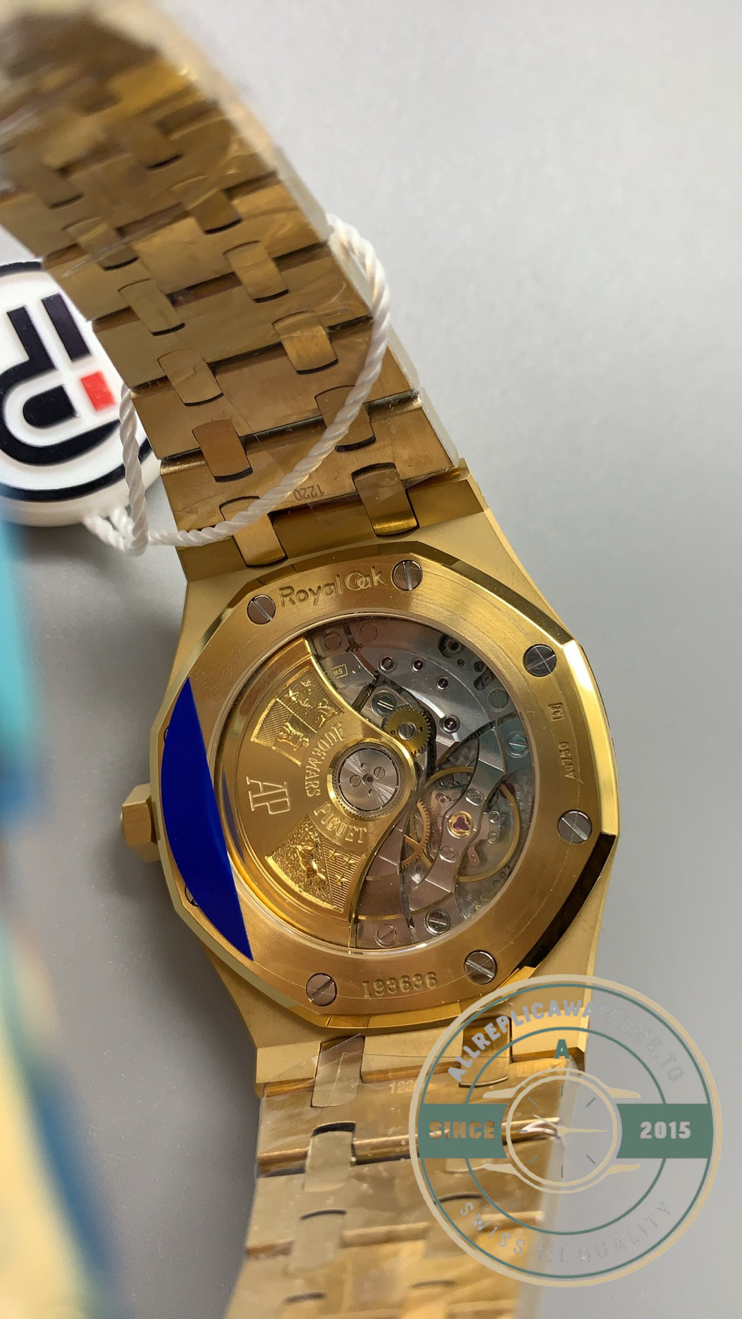 1 to 1 Audemars Piguet Royal Oak Selfwinding 37mm Yellow Gold White Dial Ref.15450BA.OO.1256BA.01 - Image 7