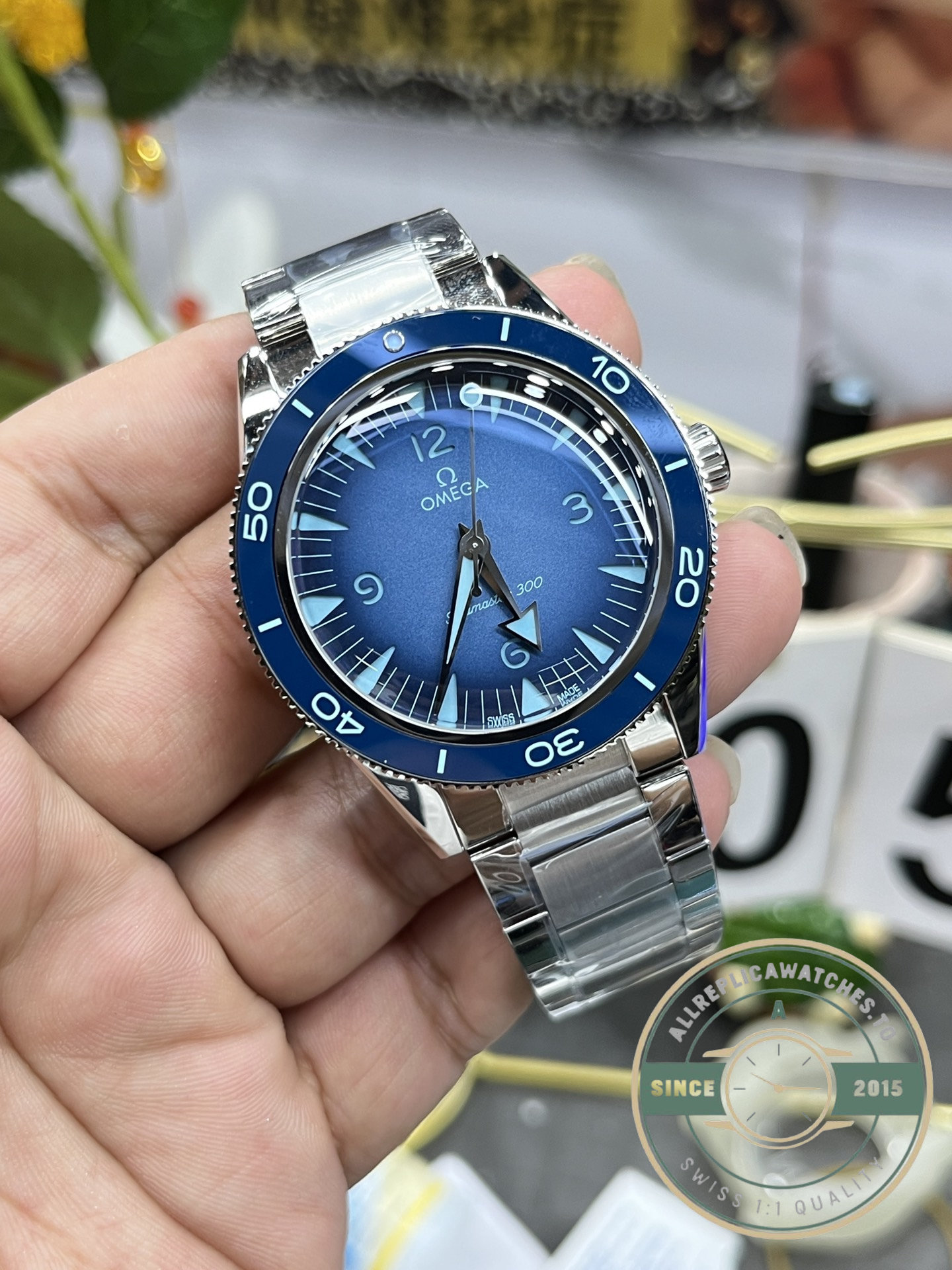 Seamaster 300 is the heritage end of the Omega diving line, built here as a superclone