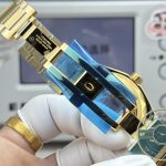 Seamaster family dress watch: the Omega Aqua Terra 150M in 18K gold, clone build