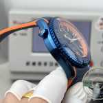 The Big Blue nickname on an Omega Planet Ocean 600M clone, deep-sea Seamaster shape