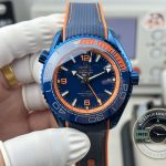 VS8900 movement driving the Big Blue Omega Planet Ocean 600M superclone build
