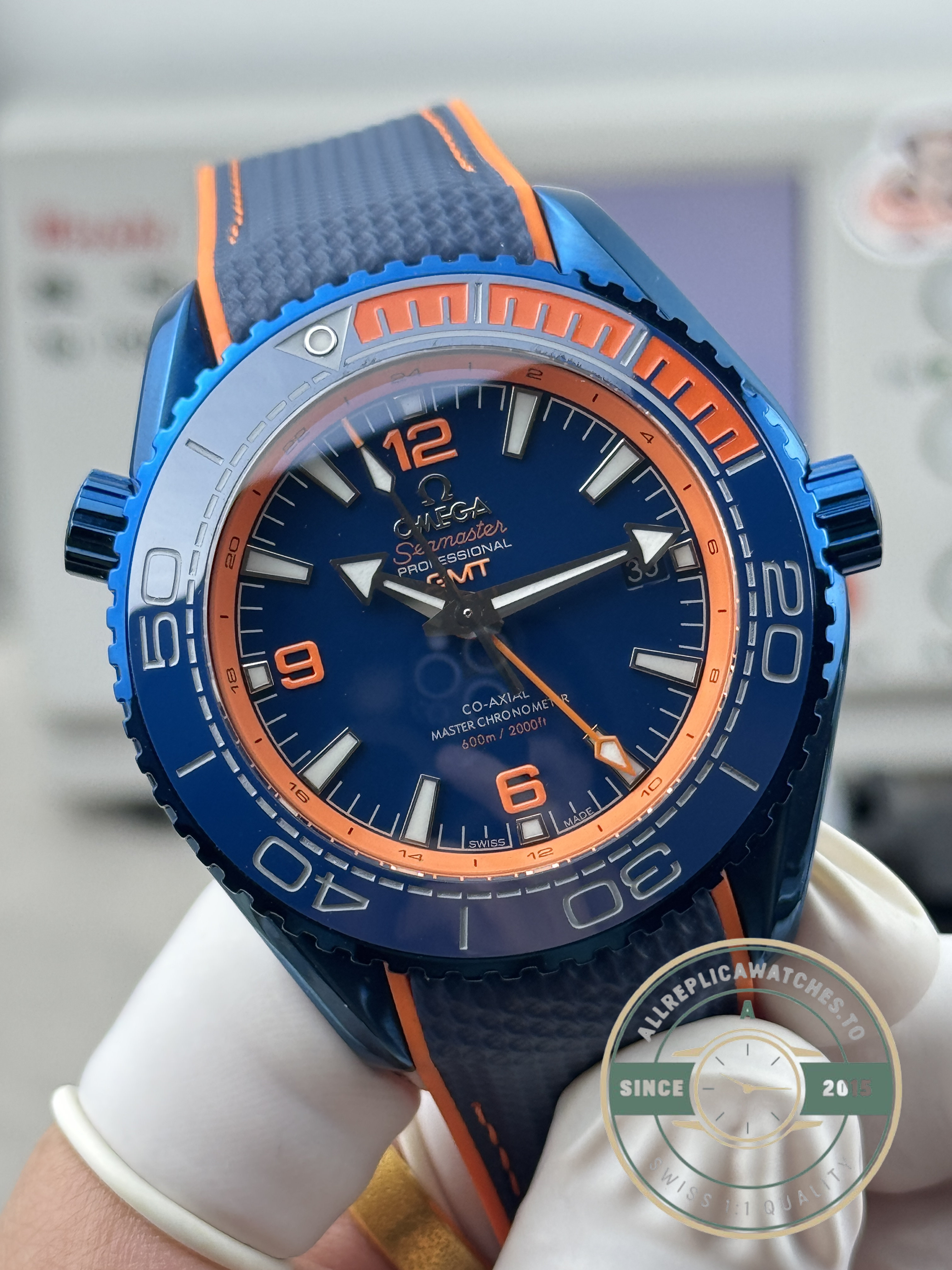 Big Blue reference built out as an Omega Seamaster Planet Ocean 600M superclone