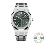 Super Clone Audemars Piguet Royal Oak Green Dial 15510ST.OO.1320ST.09 41mm - Thumbnail Image 1