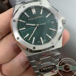 Super Clone Audemars Piguet Royal Oak Green Dial 15510ST.OO.1320ST.09 41mm - Thumbnail Image 5