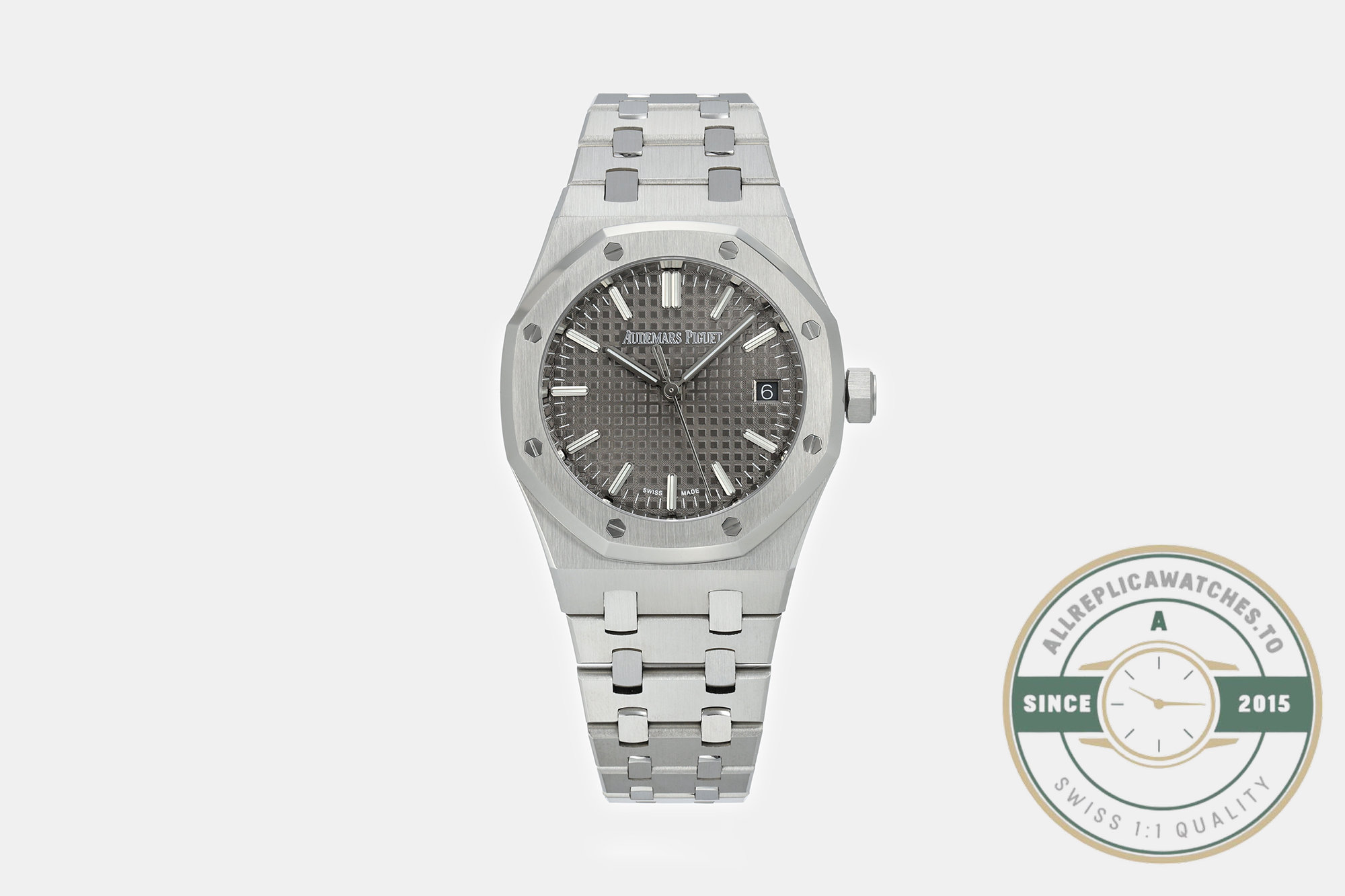 Replica Audemars Piguet Royal Oak Grey Dial 15400ST.OO.1220ST.04 - Image 2