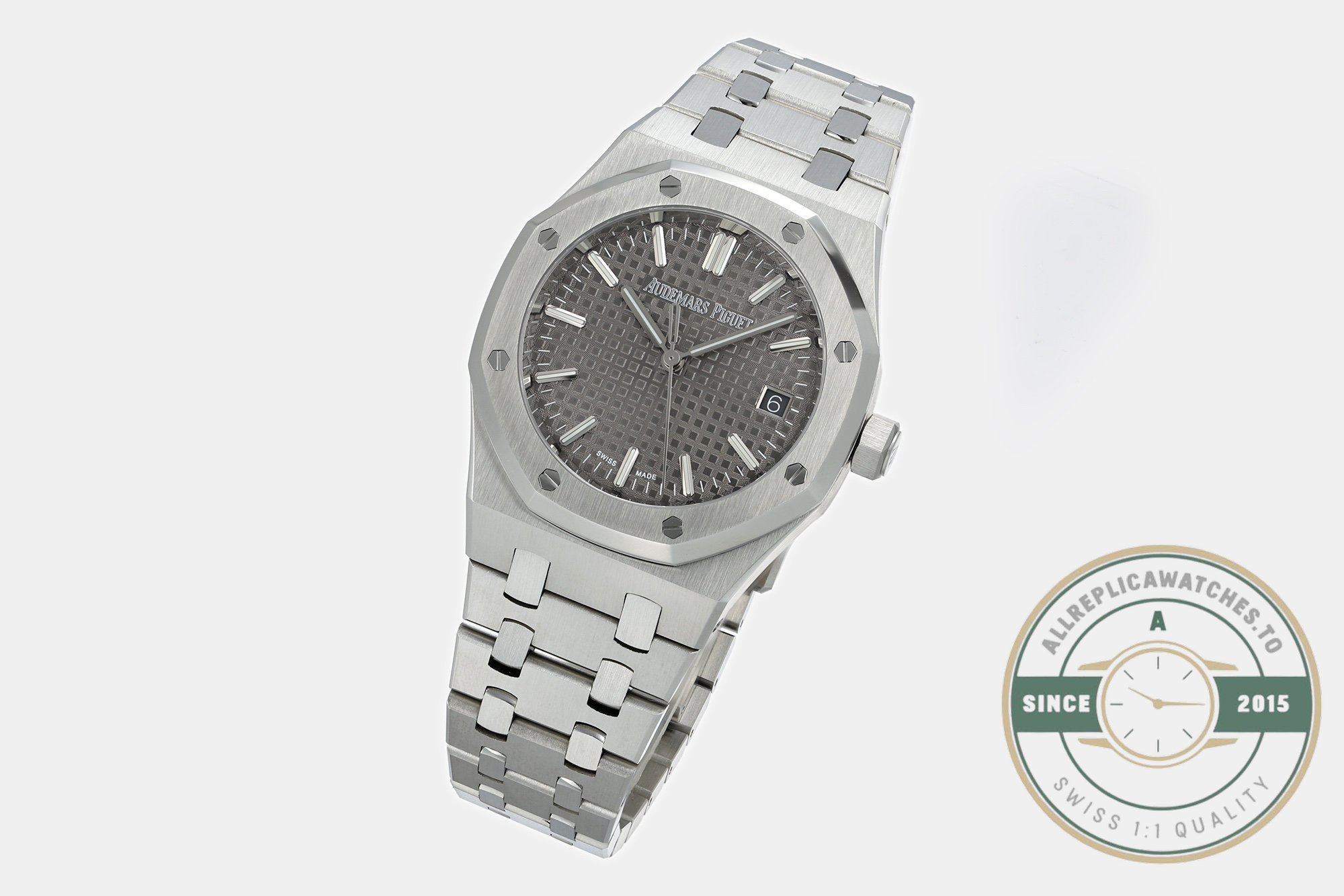Replica Audemars Piguet Royal Oak Grey Dial 15400ST.OO.1220ST.04 - Image 3