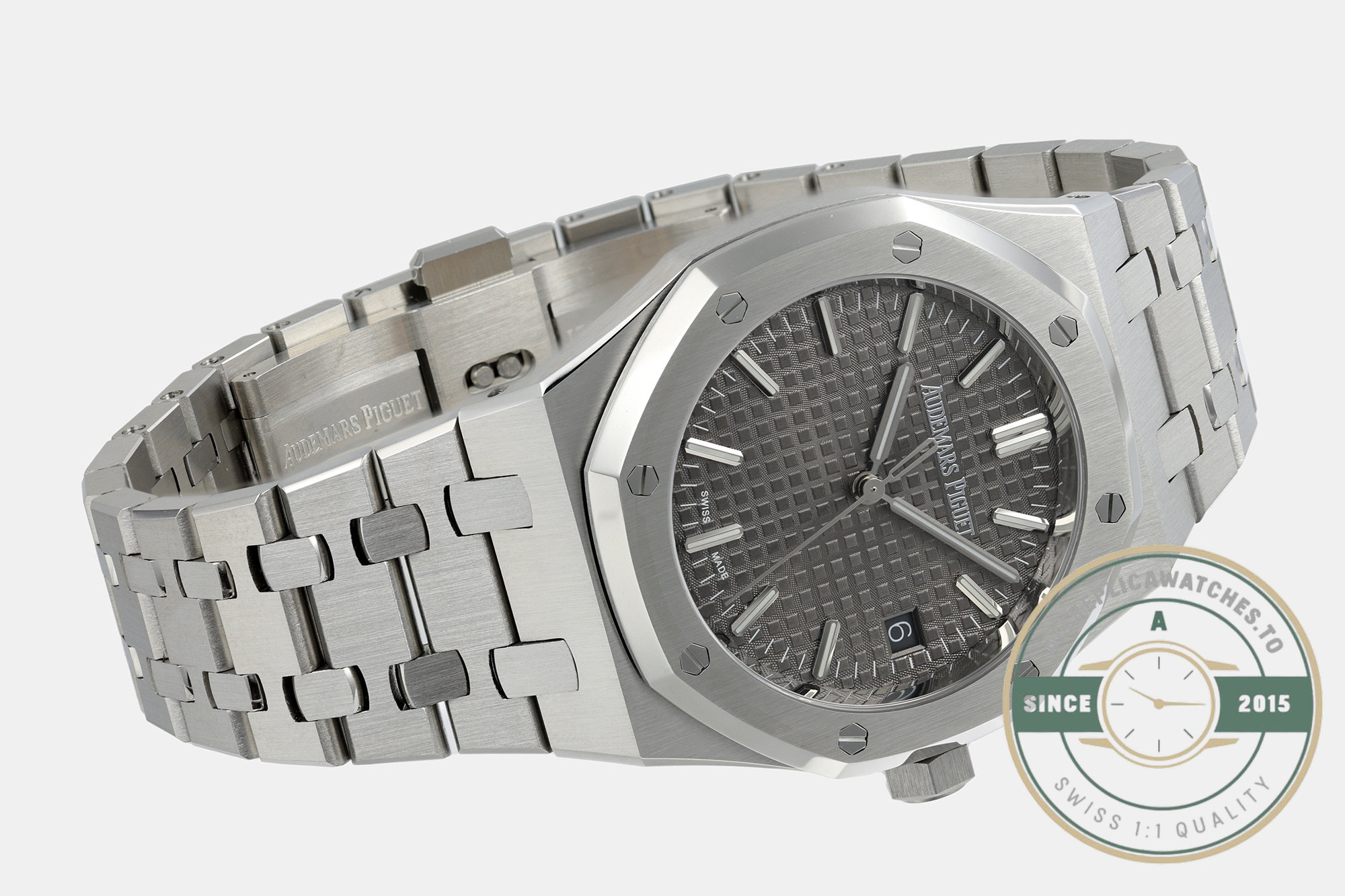 Replica Audemars Piguet Royal Oak Grey Dial 15400ST.OO.1220ST.04 - Image 5