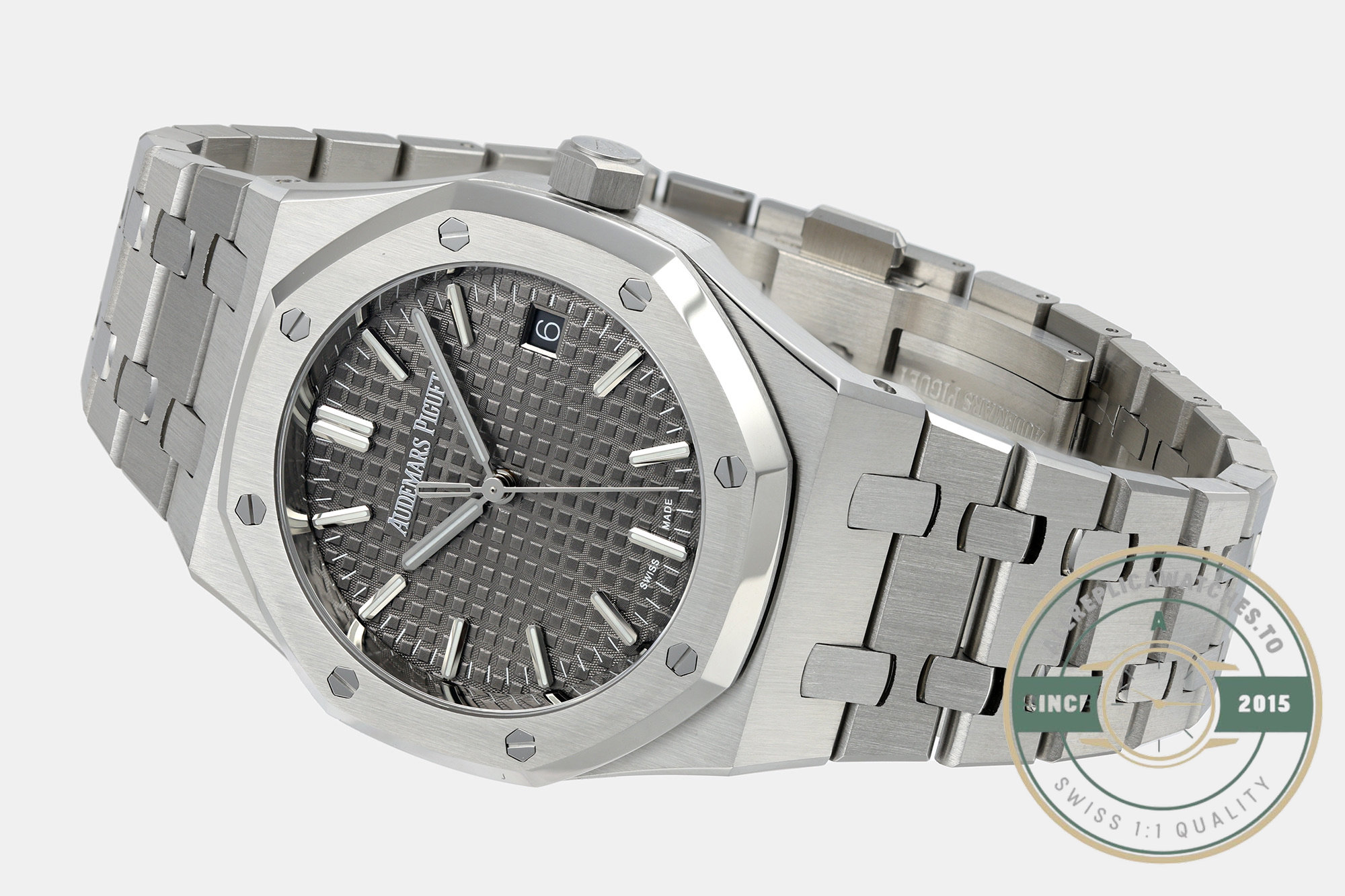Replica Audemars Piguet Royal Oak Grey Dial 15400ST.OO.1220ST.04 - Image 6
