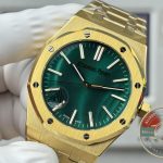 Replica Audemars Piguet Royal Oak 41mm Yellow Gold Green Dial Ref.15513BA.OO.1320BA.01 - Thumbnail Image 6