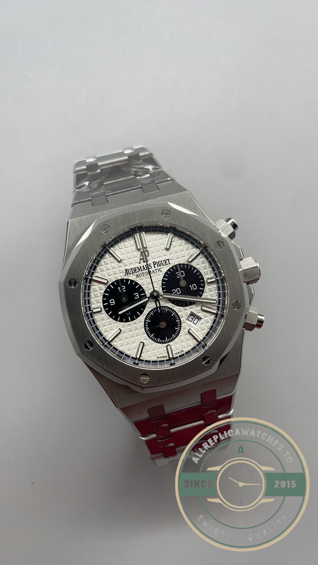 Replica Audemars Piguet Royal Oak Chronograph 41mm Panda Dial Ref.26331ST.OO.1220ST.03 - Image 4