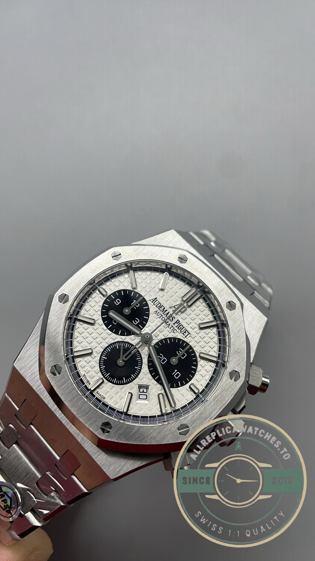 Replica Audemars Piguet Royal Oak Chronograph 41mm Panda Dial Ref.26331ST.OO.1220ST.03 - Image 5