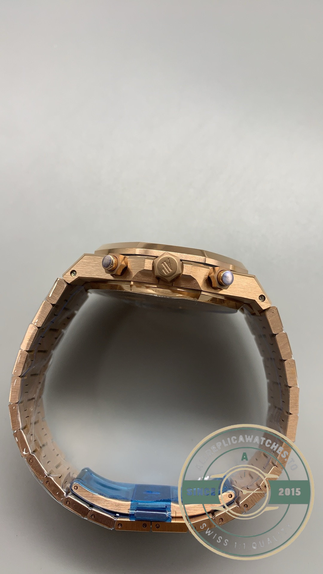 Replica Audemars Piguet Royal Oak Chronograph 41mm Rose Gold Silver Dial Ref.26240OR.OO.1320OR.03 - Image 5