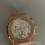 Replica Audemars Piguet Royal Oak Chronograph 41mm Rose Gold Silver Dial Ref.26240OR.OO.1320OR.03 - Thumbnail Image 10
