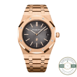 Replica Audemars Piguet Royal Oak Jumbo Extra-Thin 39mm Rose Gold Grey Dial Ref.16202OR.OO.1240OR.01 - Thumbnail Image 1