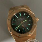 Replica Audemars Piguet Royal Oak Jumbo Extra-Thin 39mm Rose Gold Grey Dial Ref.16202OR.OO.1240OR.01 - Thumbnail Image 10