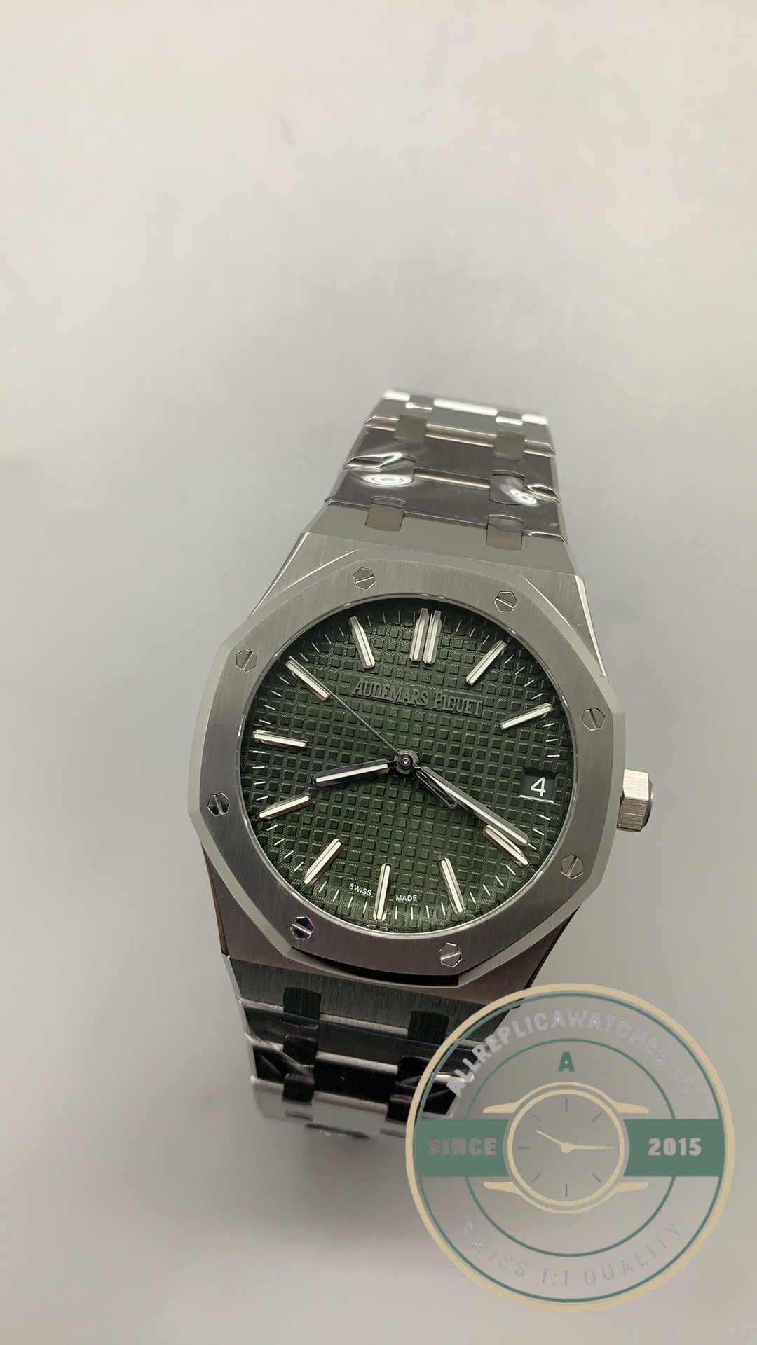 Super Clone Audemars Piguet Royal Oak Green Dial 15510ST.OO.1320ST.09 41mm - Image 9