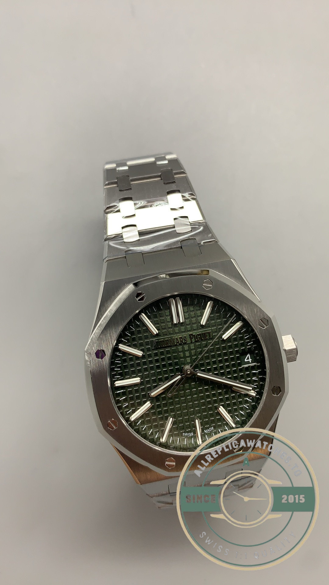 Super Clone Audemars Piguet Royal Oak Green Dial 15510ST.OO.1320ST.09 41mm - Image 10