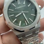 Super Clone Audemars Piguet Royal Oak Green Dial 15510ST.OO.1320ST.09 41mm - Thumbnail Image 11
