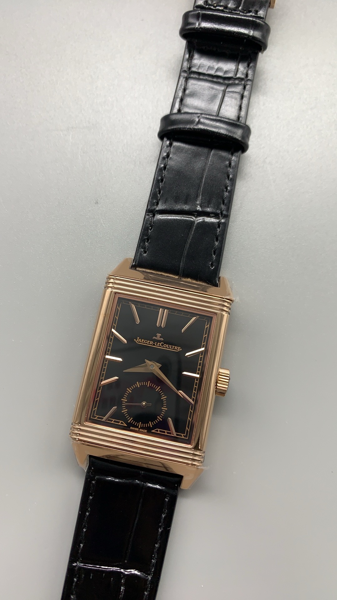 Replica Jaeger-LeCoultre Reverso Tribute Small Seconds Ref. Q713257J Rose Gold - Image 2