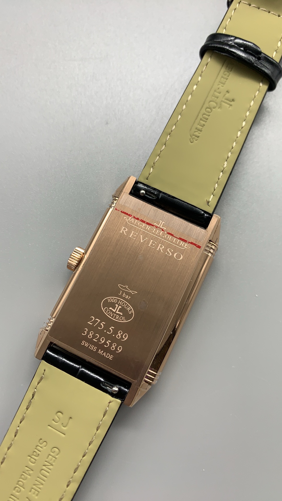 Replica Jaeger-LeCoultre Reverso Tribute Small Seconds Ref. Q713257J Rose Gold - Image 3