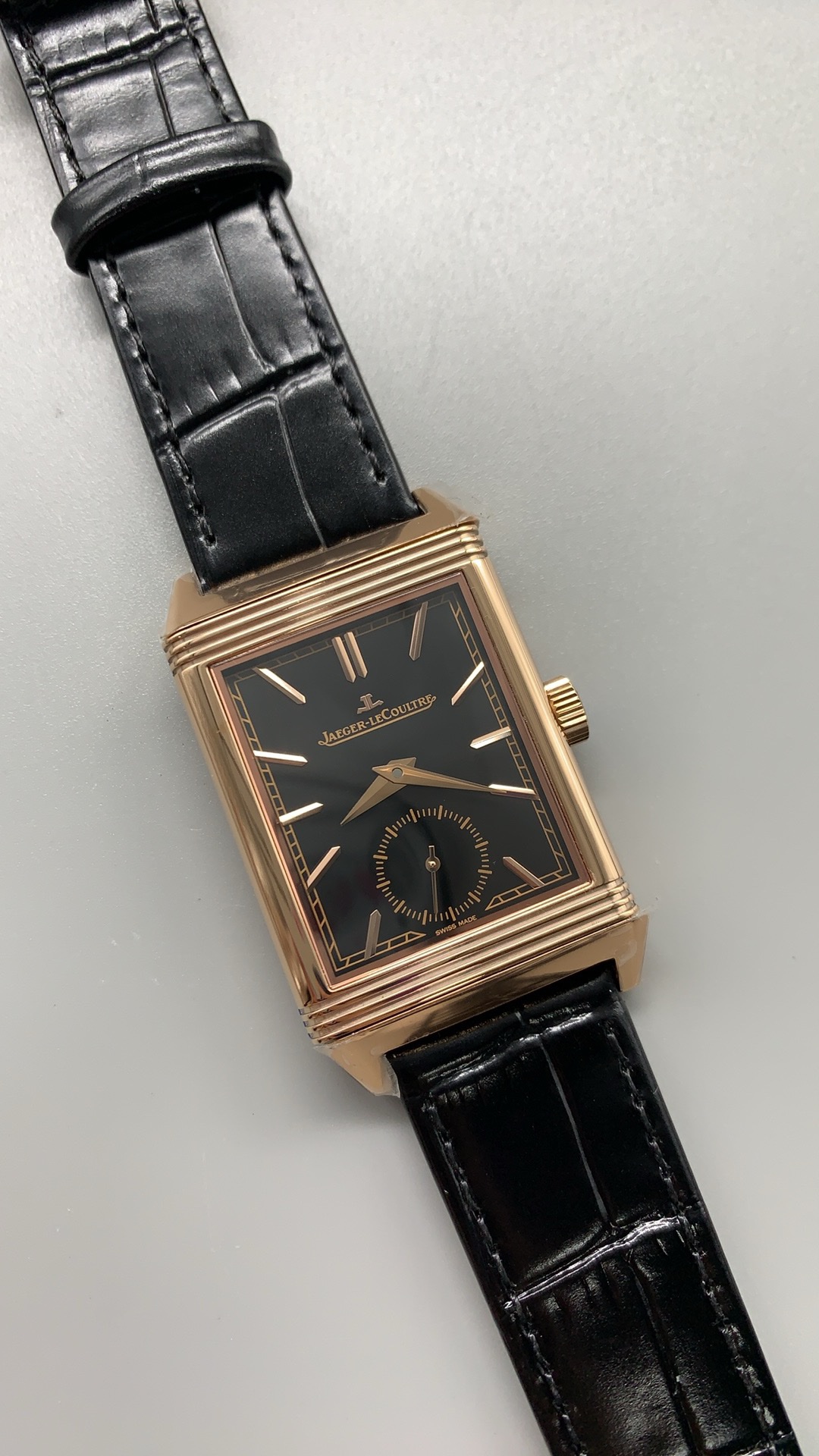 Replica Jaeger-LeCoultre Reverso Tribute Small Seconds Ref. Q713257J Rose Gold - Image 5