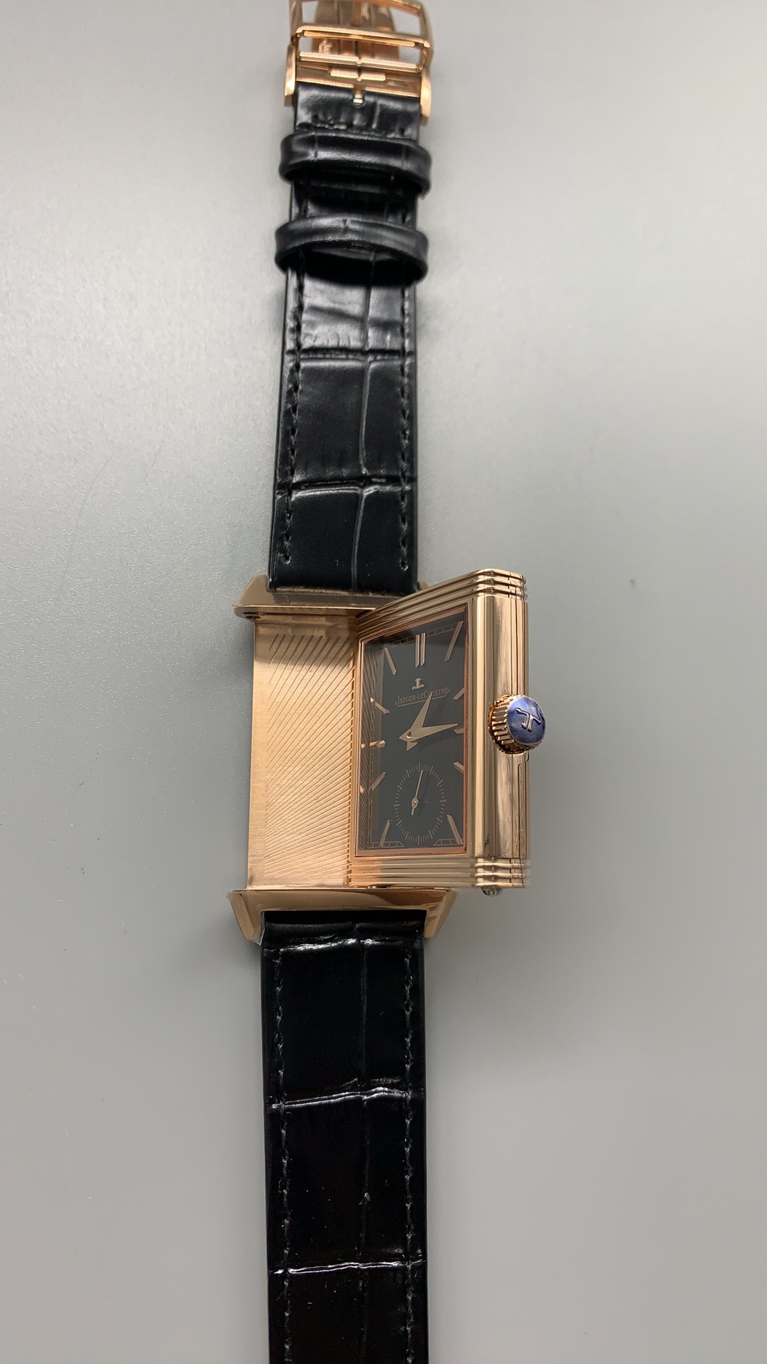 Replica Jaeger-LeCoultre Reverso Tribute Small Seconds Ref. Q713257J Rose Gold - Image 10