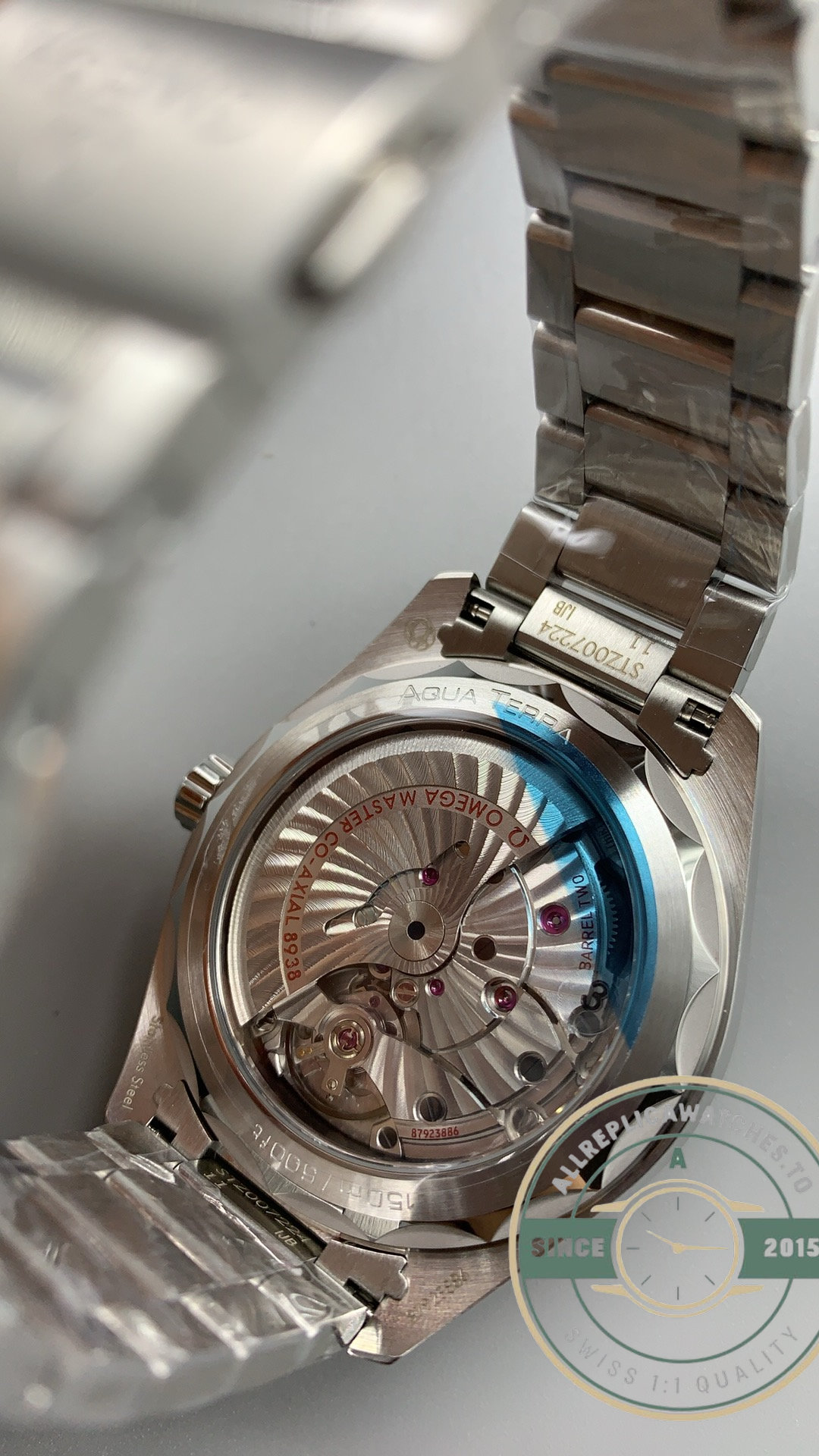 Clone Omega Aqua Terra Worldtimer rotating city disc carrying all 24 reference cities