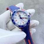 Thick double-sided anti-reflective sapphire over the superclone Planet Ocean 6000M white dial