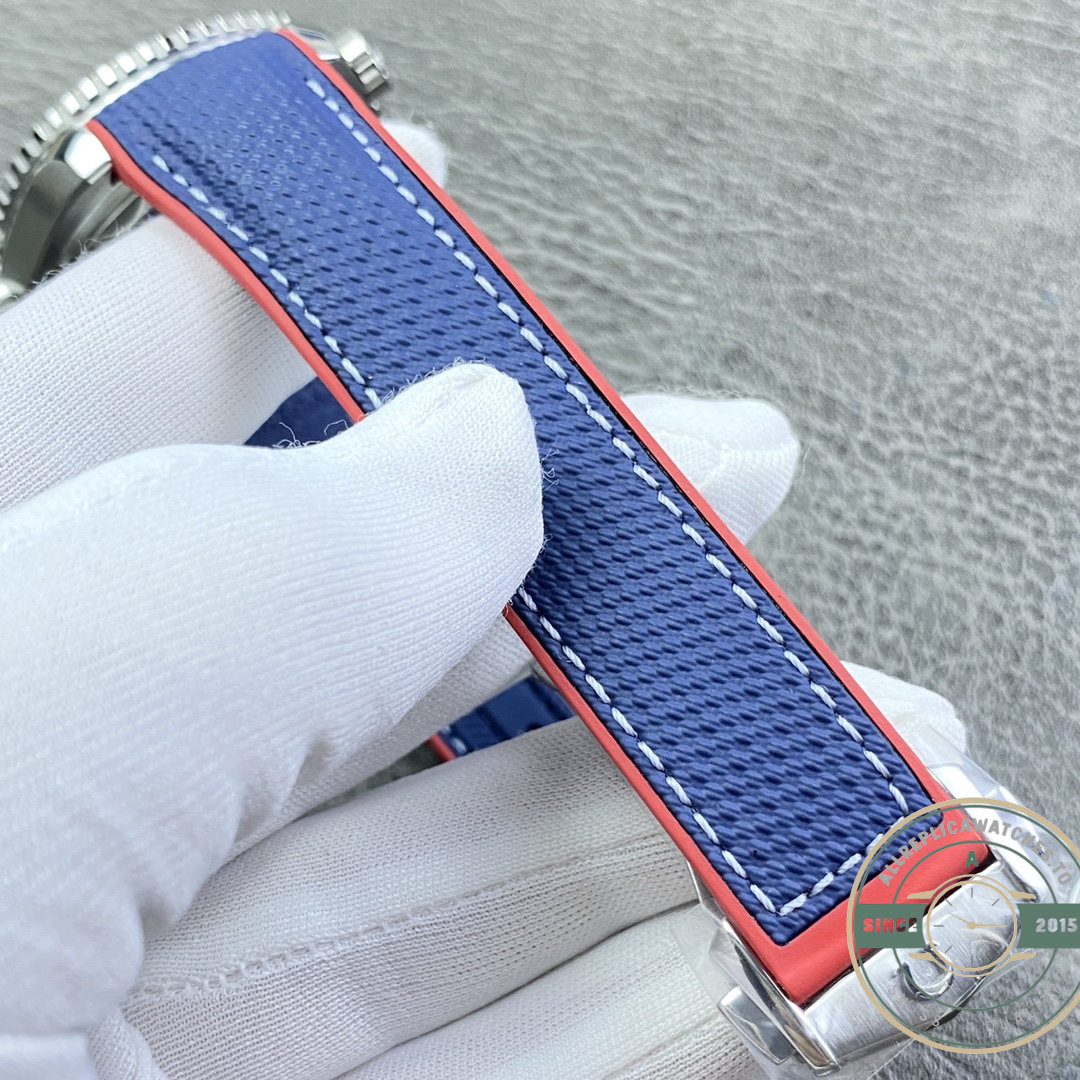 Screw-down triple-seal crown on the clone Omega Planet Ocean 6000M reinforced steel case