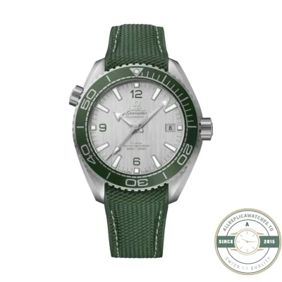 Omega Seamaster Planet Ocean 600M superclone with green bezel, Ref.215.32.44.21.06.001