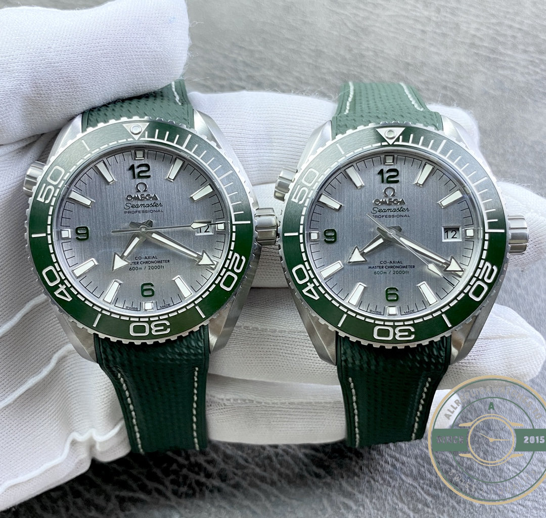 VSF-made green bezel Planet Ocean 600M, Omega super clone with VS8900 automatic