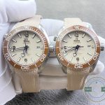 VSF-assembled beige dial Omega Seamaster Planet Ocean 600M superclone, VS8900 within