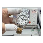 Replica Rolex Day-Date 40mm White Gold White Roman Dial Ref.228239-0046 - Thumbnail Image 2