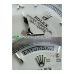 Replica Rolex Day-Date 40mm White Gold White Roman Dial Ref.228239-0046 - Thumbnail Image 3