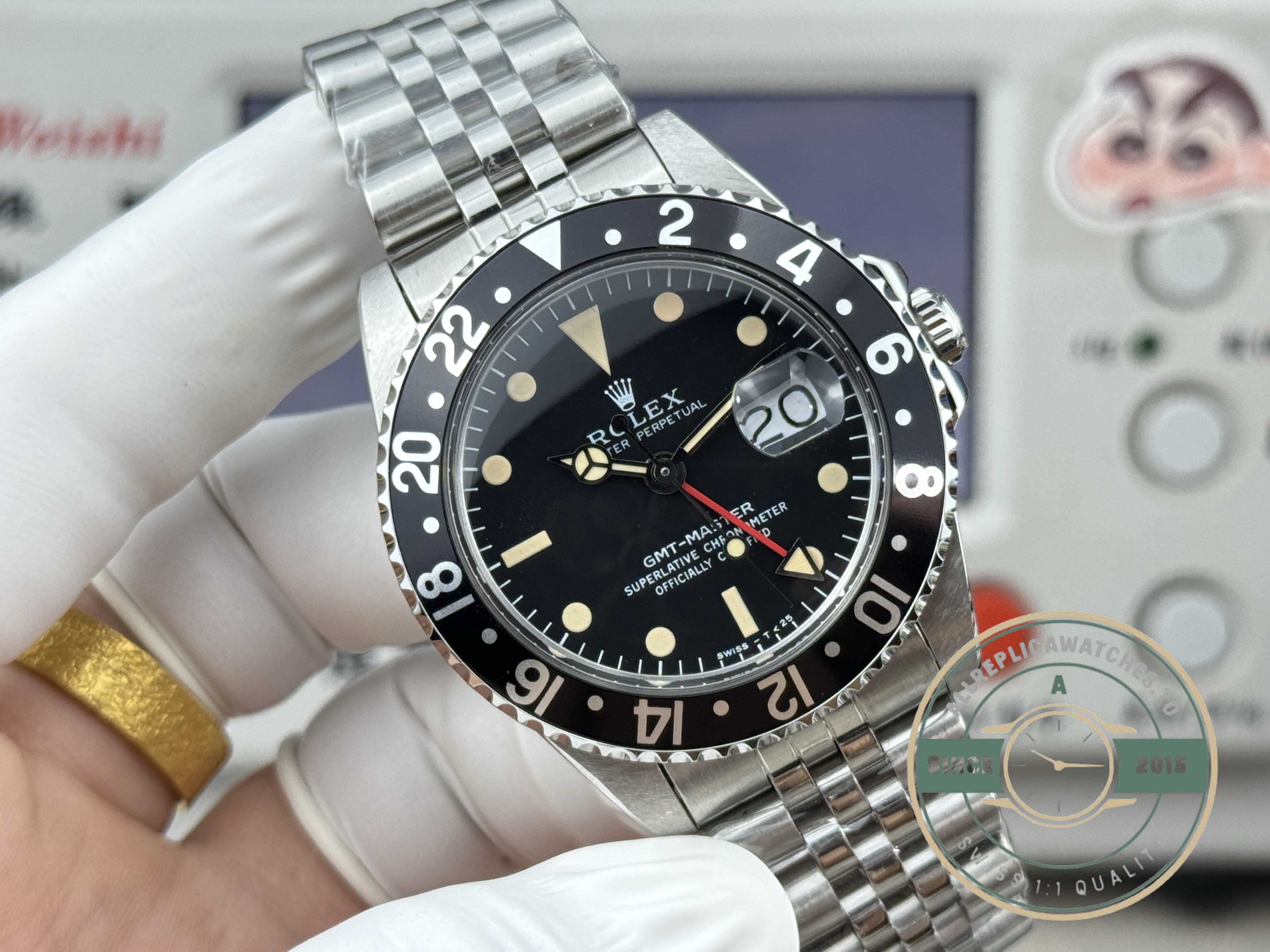 Rolex GMT-Master 16750 Black Bezel replica – photo 3