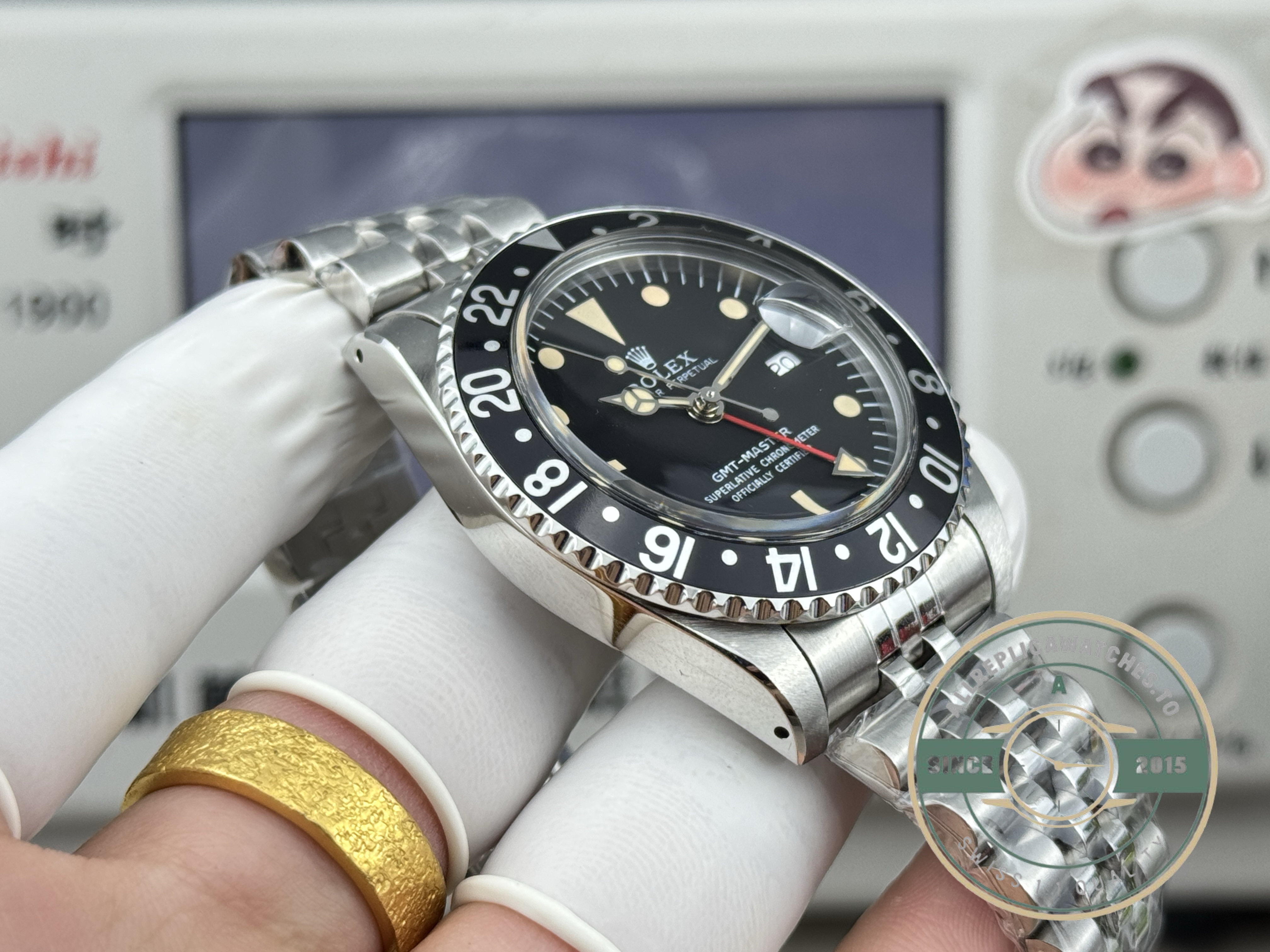 Rolex GMT-Master 16750 Black Bezel replica – photo 4