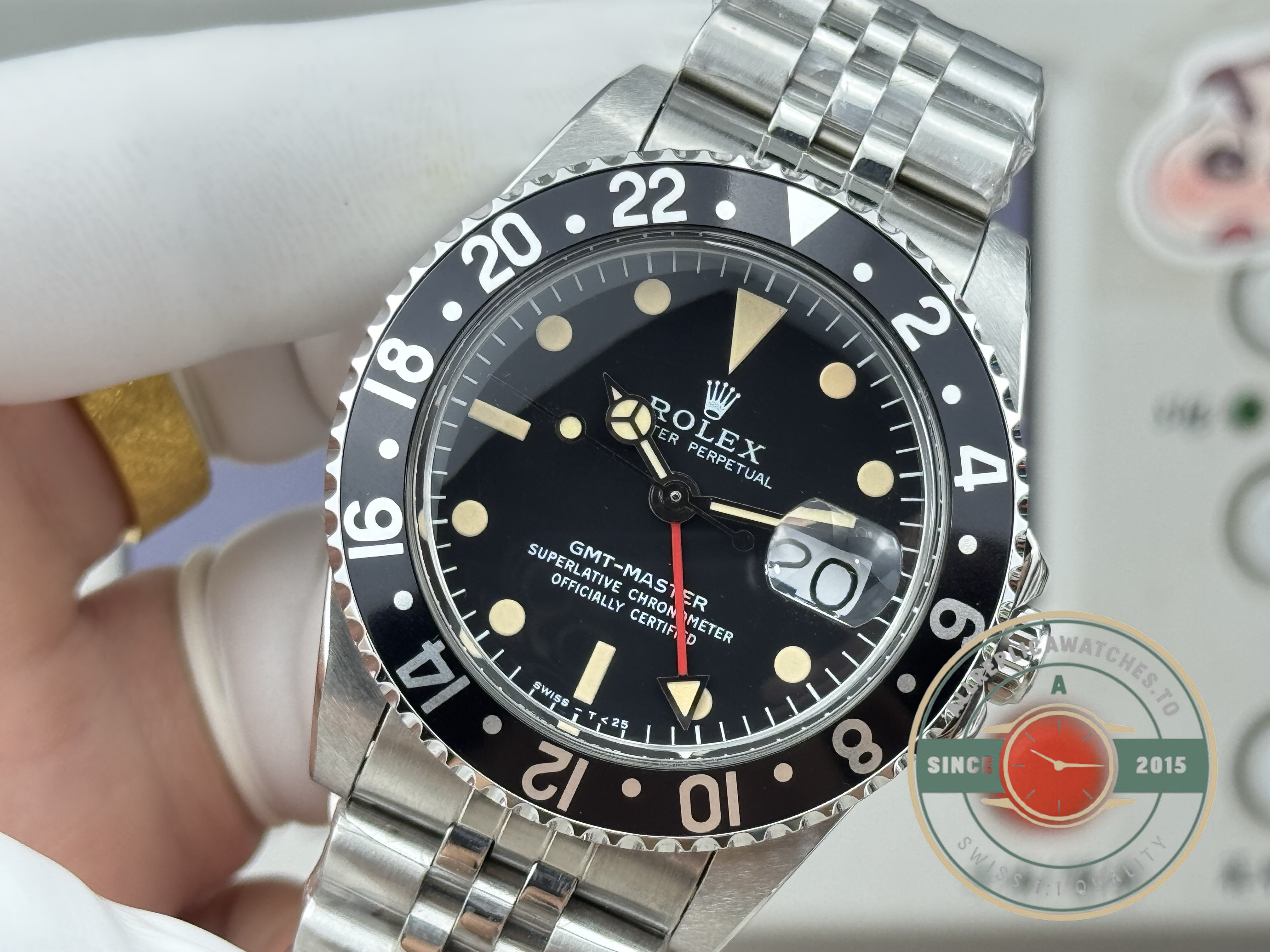 Rolex GMT-Master 16750 Black Bezel replica – photo 6