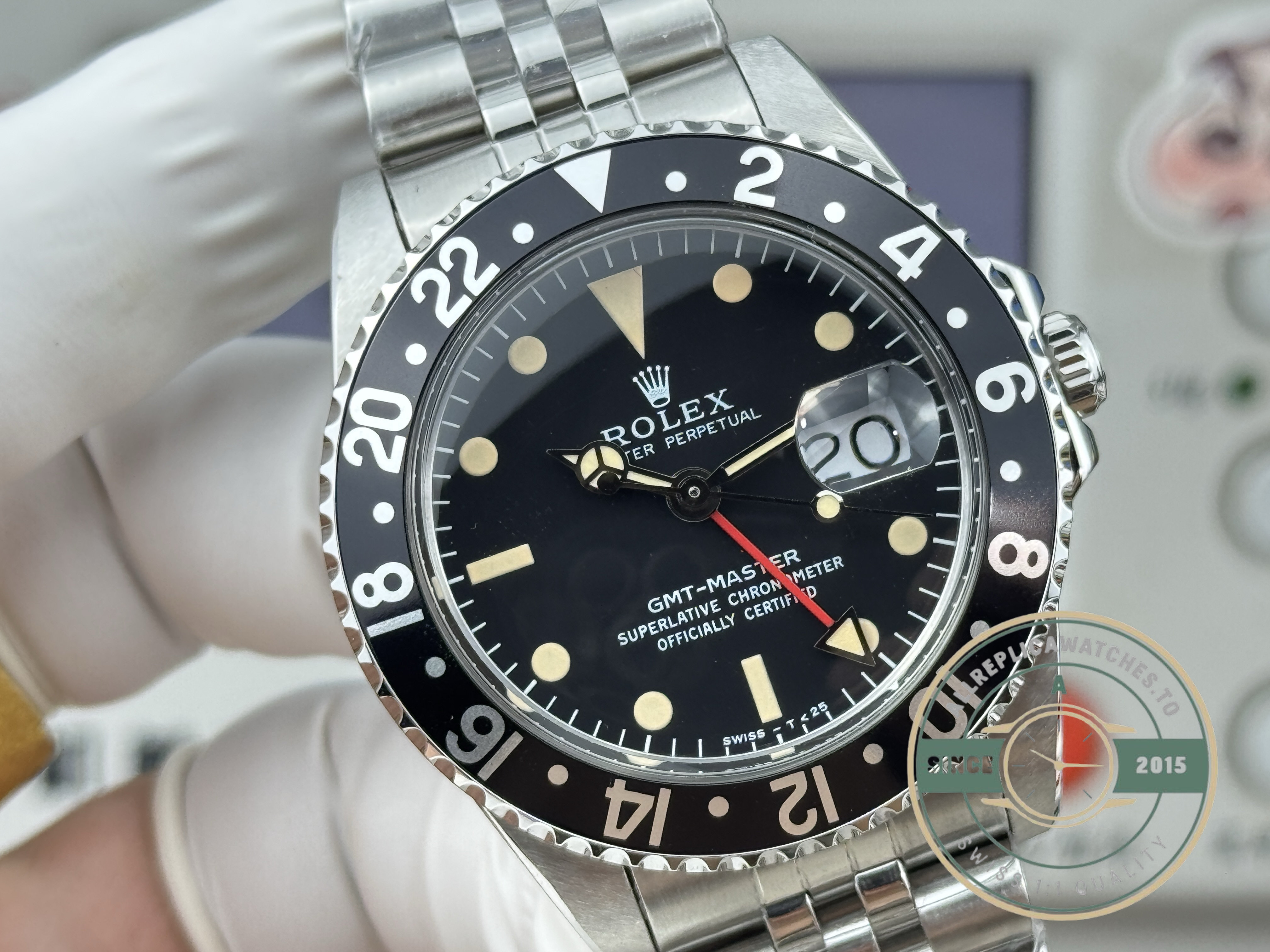 Rolex GMT-Master 16750 Black Bezel replica – photo 9