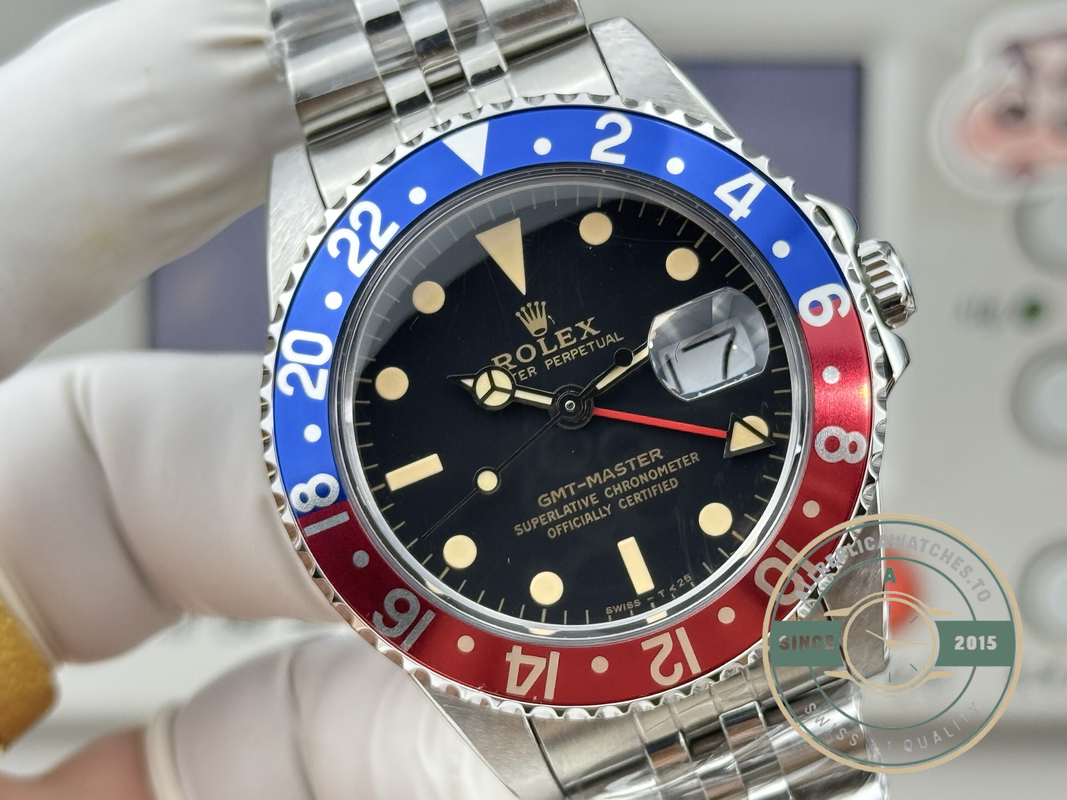 Rolex GMT-Master 16750 Pepsi replica – photo 5