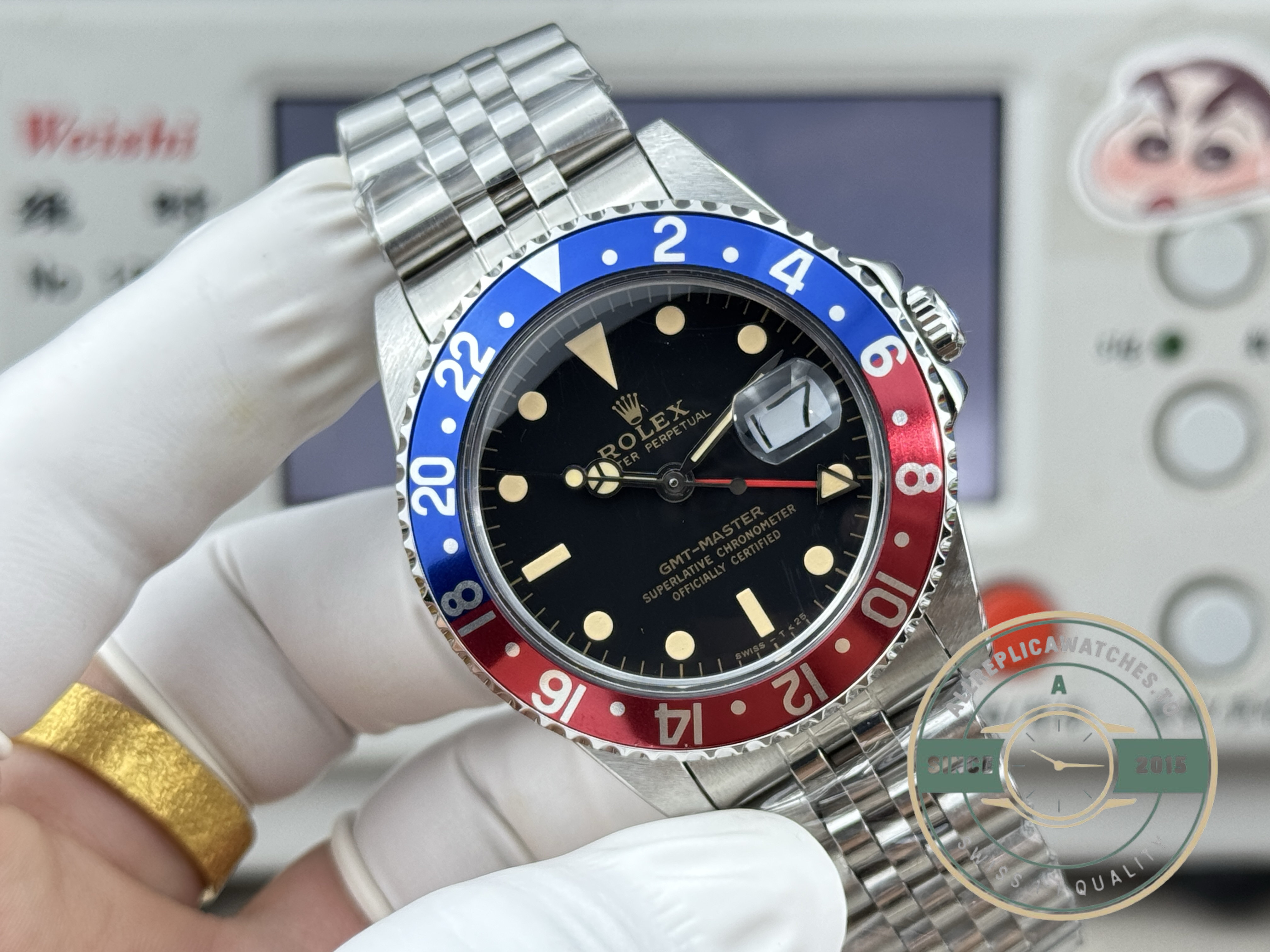 Rolex GMT-Master 16750 Pepsi replica – photo 6