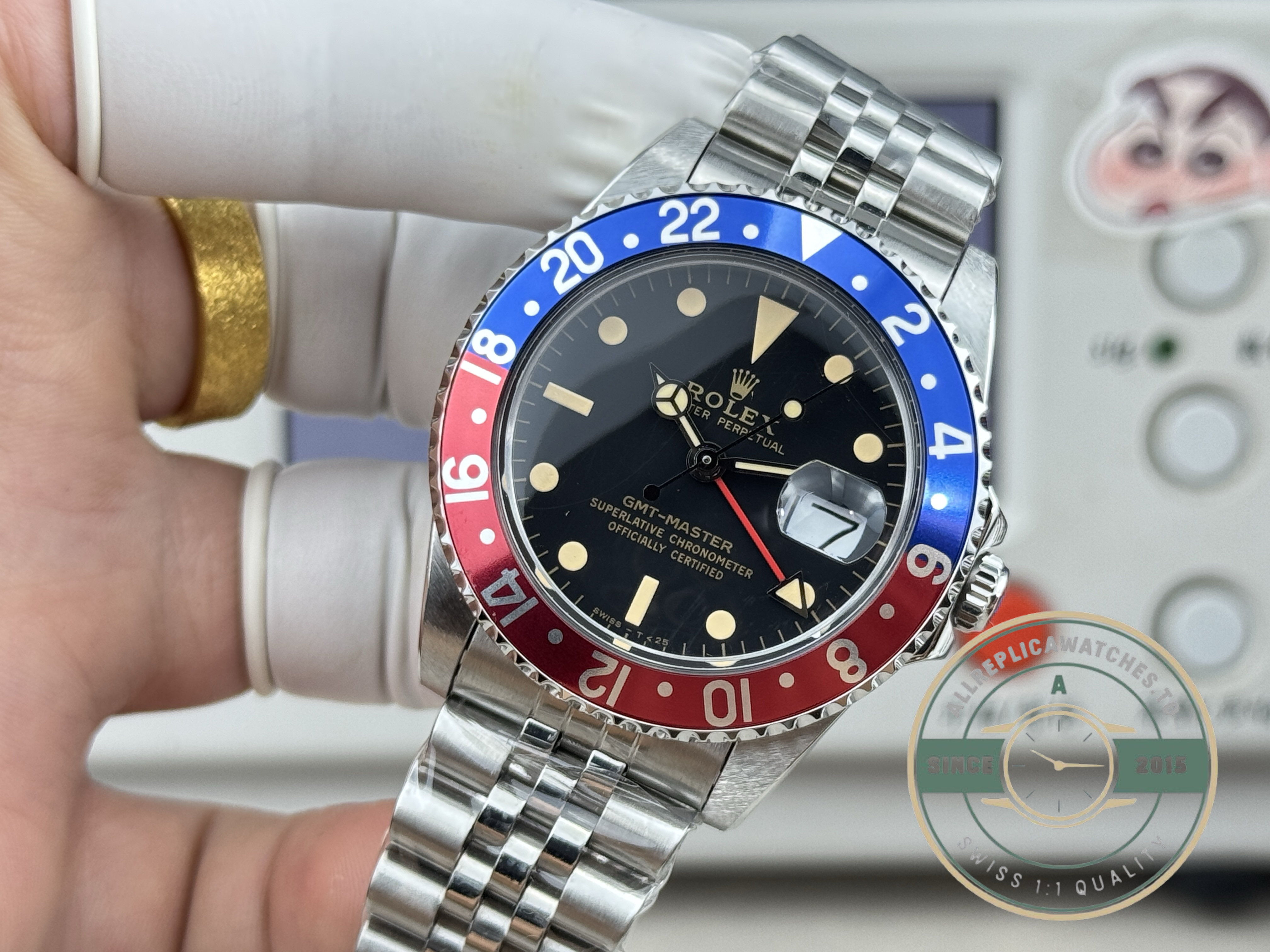 Rolex GMT-Master 16750 Pepsi replica – photo 8