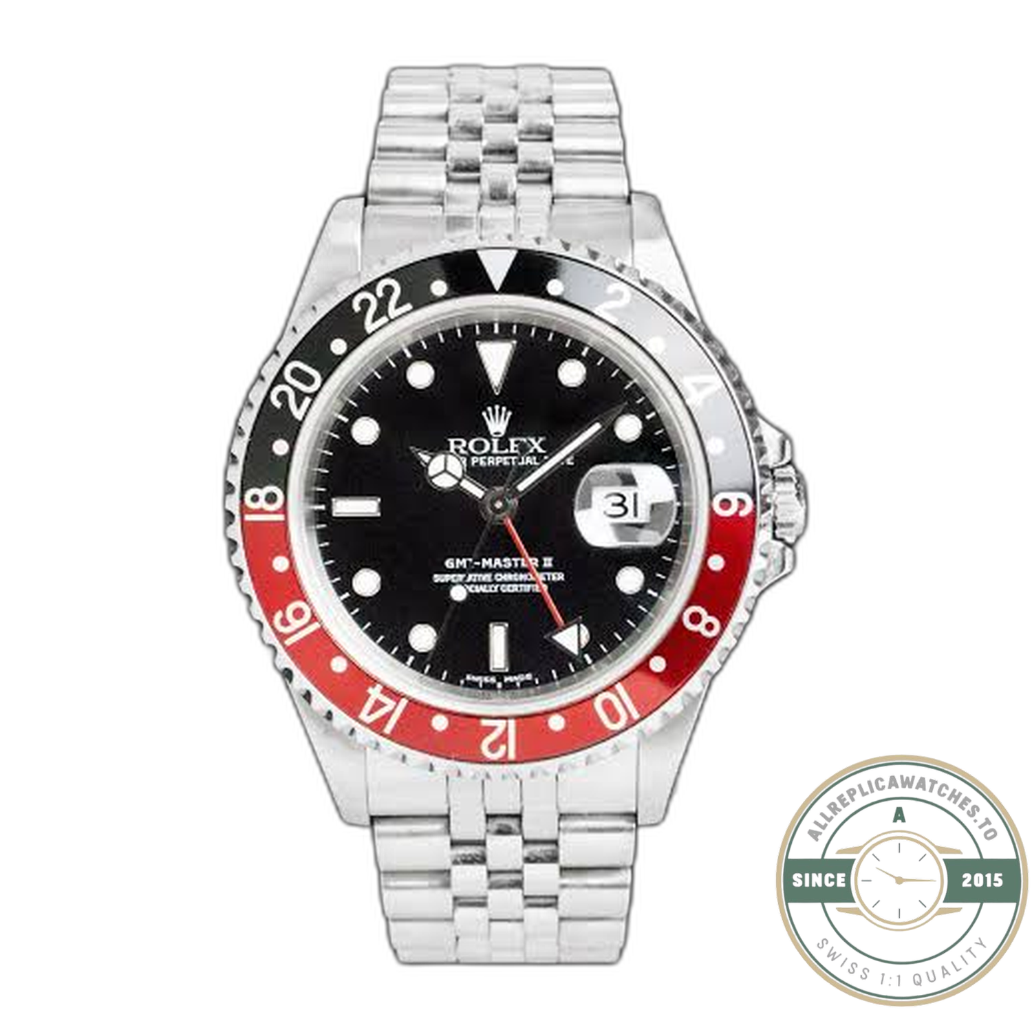Rolex GMT-Master II 16710 Coke replica – front view