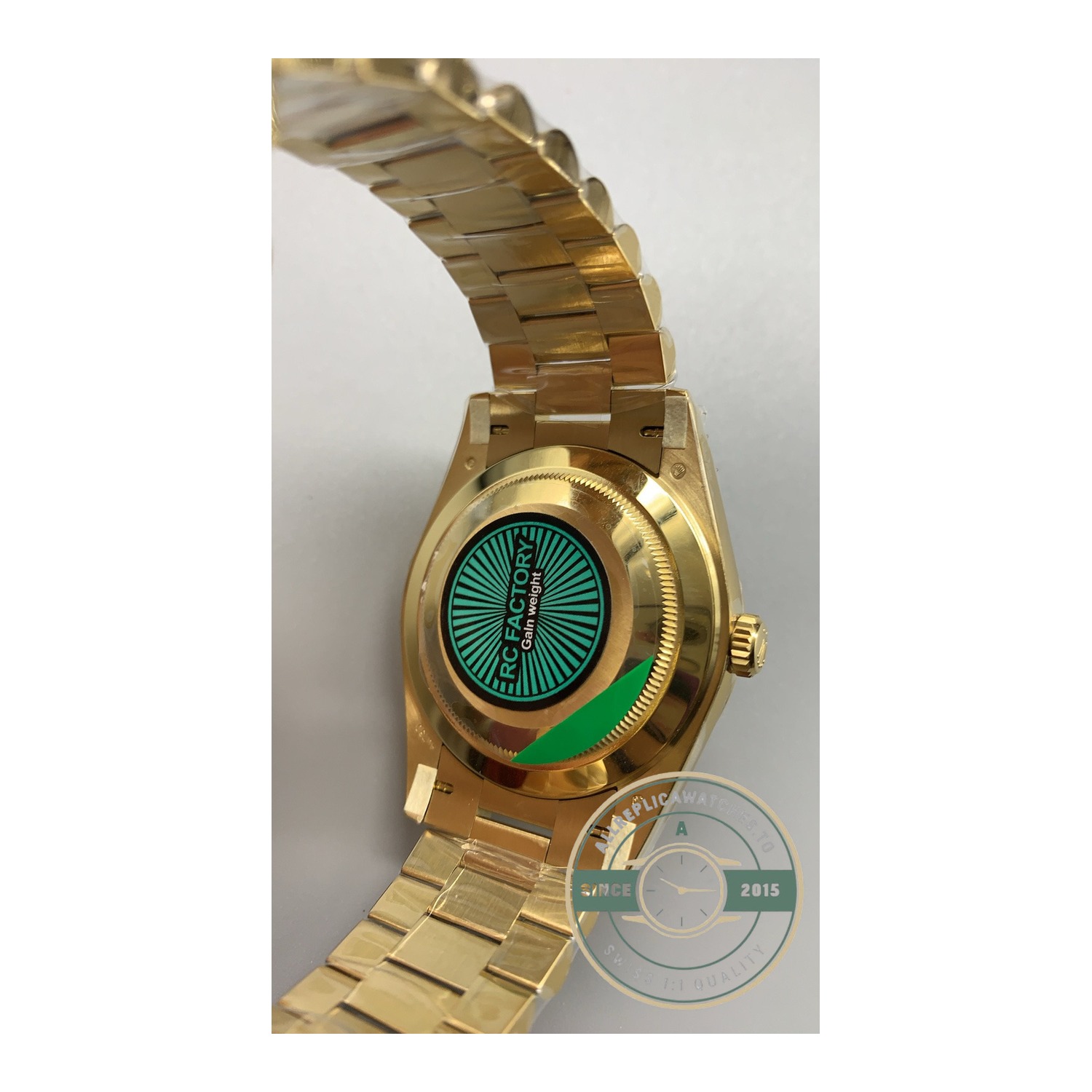 Replica Rolex Oyster Perpetual Day-Date 40mm, Ref.228238-0061 Green Dial - Image 7